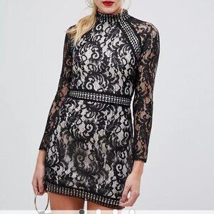 NWT Parisian Tall Lace Mini Dress 6